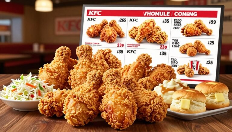 KFC Menu