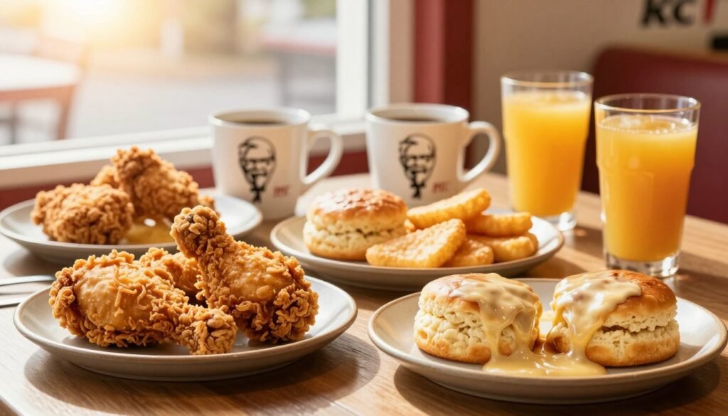 KFC breakfast menu KFC breakfast menu